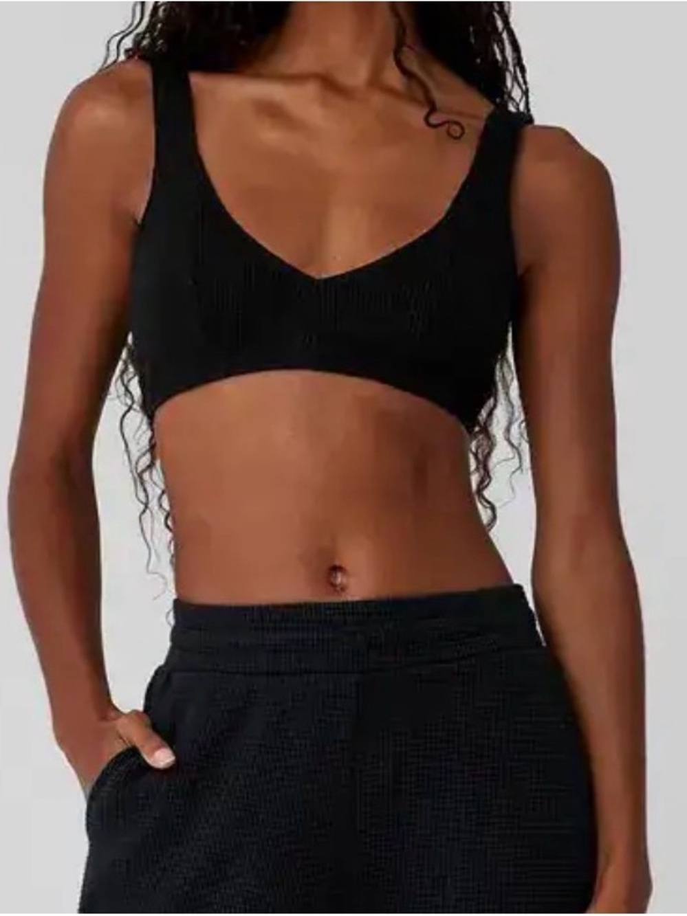 ALO Yoga Waffle Weekend Escape Bra